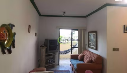 Apartamento em Ubatuba todo mobiliado e planejado de 2 dormitórios com suíte e lazer com piscina e churrasqueira