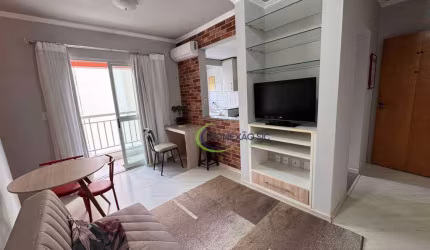 Apartamento com 1 dormitório, 44 m² - venda por R$ 450.000,00 ou aluguel por R$ 3.300,00/mês - Vila Adyana - São José dos Campos/SP