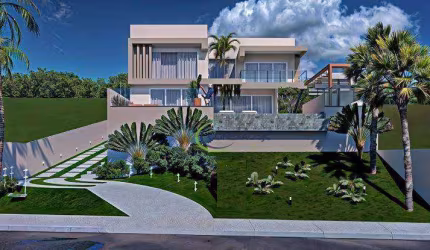Sobrado com 4 dormitórios à venda, 451 m² por R$ 5.500.000,00 - Urbanova - São José dos Campos/SP