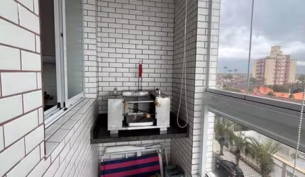 Apartamento com 1 quarto, Caiçara, Praia Grande - R$ 340 mil, Cod: 71672933