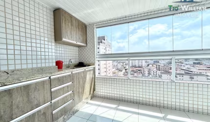 Apartamento com 1 quarto, Aviação, Praia Grande - R$ 360 mil, Cod: 71672961
