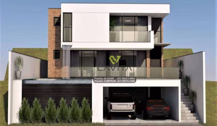 Casa NOVA a Venda no Condomínio Fechado Golden Park com 5 Suítes, Bairro Itoupava Central - Blumenau SC | La Vita Imóveis