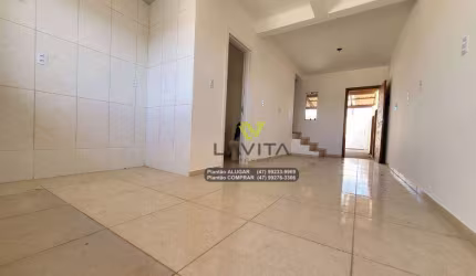 Casa com 2 dormitórios para alugar, 90 m² por R$ 1.220,01/mês - Margem Esquerda - Gaspar/SC