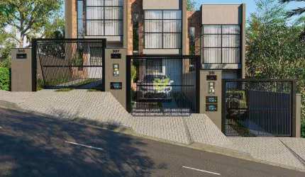 Casa Nova a Venda com 3 Dormitórios, Sendo 1 Suíte - 135m² - Bairro Fortaleza Alta - Blumenau SC | La Vita Imóveis