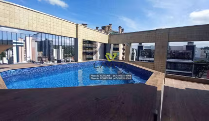 Apartamento com 4 dormitórios, 310 m² - venda por R$ 2.200.000,00 ou aluguel por R$ 13.900,00/mês - Jardim Blumenau - Blumenau/SC
