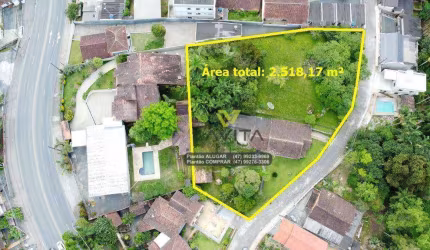 Terreno à venda, 2518 m² por R$ 1.200.000 - Salto Weissbach - Blumenau/SC | La Vita Imóveis