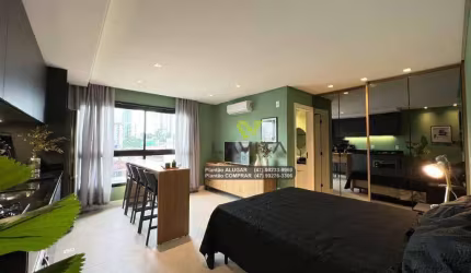 Apartamento Loft Studio, MOBILIADO, à venda - Res. Carbono Concept Lofts - Bairro Centro - Blumenau SC | La Vita Imóveis