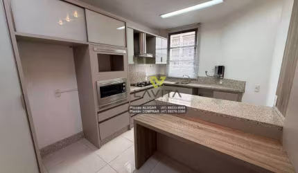 AMPLO APTO SEMIMOBILIADO NO BAIRRO JARDIM BLUMENAU NA REGIÃO DA ALAMEDA