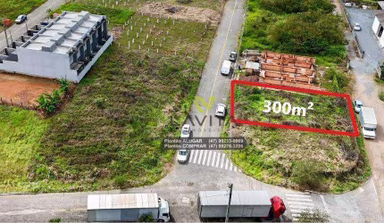 Terreno à Venda com 300m² Localizado no Bairro Belchior Central - Loteamento Terras do Vale - Gaspar SC | La Vita Imóveis