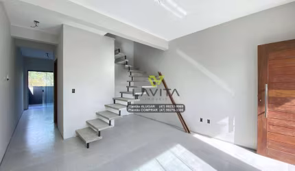 Casa, Sobrado com 2 Dormitórios para Aluguel, Locação, Bairro Belchior Central - Loteamento Terras do Vale - Gaspar SC | La Vita Imóveis