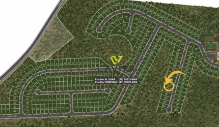 Terreno à venda, 375 m² por R$ 381.600,00 - Ponta Aguda - Blumenau/SC