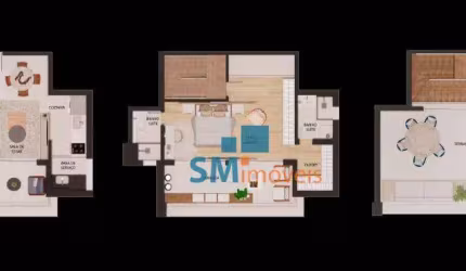 Cobertura Nova 163m² 03 suítes e 03 vagas no Brooklin - Vende-se
