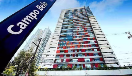 Apartamento com 1 dormitório à venda, 38 m² por R$ 659.000,00 - Campo Belo - São Paulo/SP