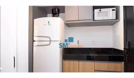 Apartamento Completo com 1 dormitório, 21 m² - venda por R$ 490.000 ou aluguel por R$ 3.600/mês - Indianópolis - São Paulo/SP