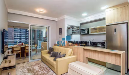 Apartamento Mobiliado com 2 dormitórios à venda, 82 m² por R$ 1.629.900 - Moema - São Paulo/SP
