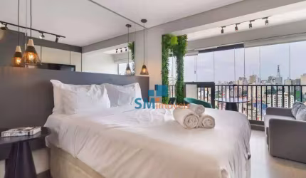 Apartamento Mobiliado com 1 dormitório à venda, 24 m² por R$ 559.000 - Bela Vista - São Paulo/SP