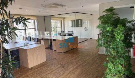 Sala Comercial Mobiliada 158m², 02 banheiros e 02 vagas - Aluga-se - Campo Belo