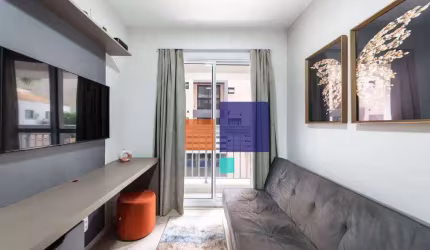Apartamento Charmoso Mobiliado 31m² - Aluga em Pinheiros