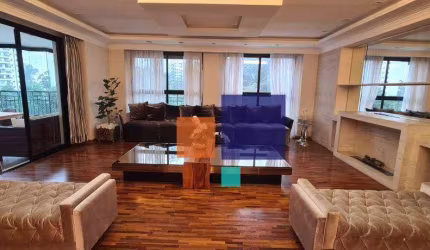 Apartamento com 4 dormitórios, 370 m² - venda por R$ 4.300.000,00 ou aluguel por R$ 45.135,00/mês - Santo Amaro - São Paulo/SP