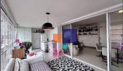 Apartamento com 3 dormitórios para alugar, 134 m² por R$ 14.816,35/mês - Santo Amaro - São Paulo/SP