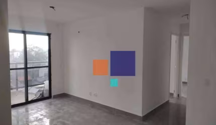 Apartamento com 2 dormitórios para alugar, 57 m² por R$ 3.290,91/mês - Jardim - Santo André/SP