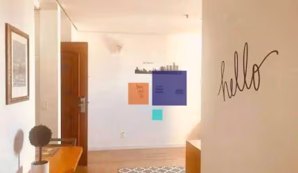 Flat com 1 dormitório à venda, 44 m² - Bela Vista - Santo André/SP