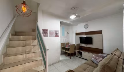 Casa em condomínio fechado com 2 quartos à venda na Avenida João Mendes Júnior, 1365, Sítio do Campo, Praia Grande, 58 m2 por R$ 270.000