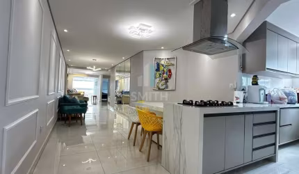 Apartamento com 3 quartos à venda na Rua Ophélia Caccetari Reis, 54, Aviação, Praia Grande, 156 m2 por R$ 1.600.000