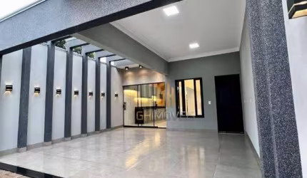 Casa com 3 dormitórios à venda, 125 m² por R$ 680.000 - Loteamento Gameleira - Rio Verde/GO