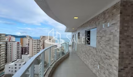 Apartamento de luxo com 3 suítes na Vila Guilhermina, Praia Grande-SP: 109m², 2 vagas - Imperdível!