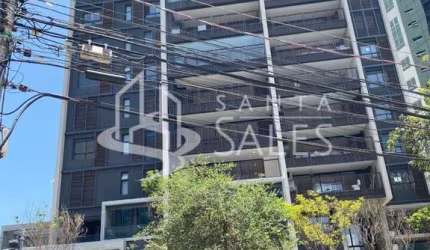 Apartamento com 1 suíte, cozinha e varanda.