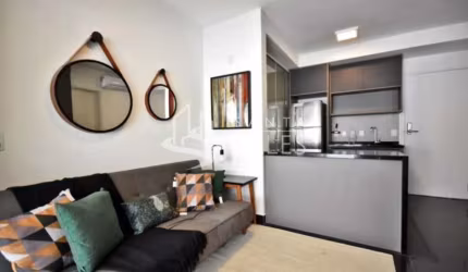 Apartamento à venda em Pinheiros, São Paulo-SP: 1 quarto, 1 sala, 1 banheiro e 1 vaga de garagem!