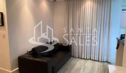 Apartamento para locação no Super Quadra Morumbi, São Paulo-SP: 1 quarto, 1 sala, 1 banheiro, 1 vaga - 40m².