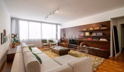 Luxuoso Apartamento de 3 Quartos com Suíte no Jardim Paulista, São Paulo-SP: 208m², 2 Banheiros e 1 Vaga de Garagem!