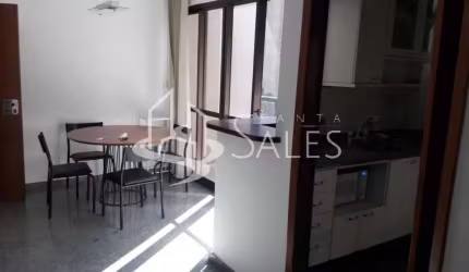 Aluguel de Apartamento de Luxo em Indianópolis, São Paulo-SP: 2 Quartos, 2 Suítes, 3 Banheiros, 1 Vaga de Garagem, 70m².