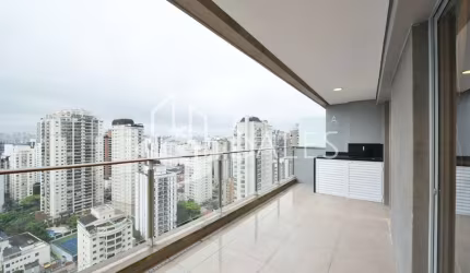 Apartamento de Luxo na Vila Nova Conceição: 1 quarto, 1 suíte, 2 banheiros, 1 vaga, 68m² - São Paulo-SP.
