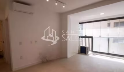 Apartamento à venda no Campo Belo, SP: 1 quarto, 1 suíte, 1 banheiro, 1 vaga, 46,00 m² de área.