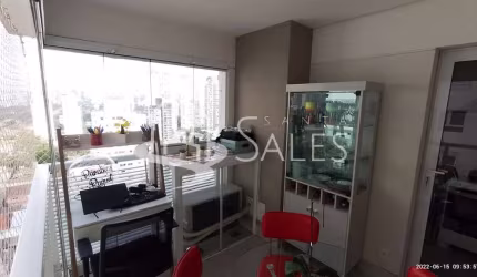 Apartamento para locação na Vila Olímpia, São Paulo-SP: 1 quarto, 1 suíte, 1 banheiro, 1 vaga de garagem, 45m². Imperdível!