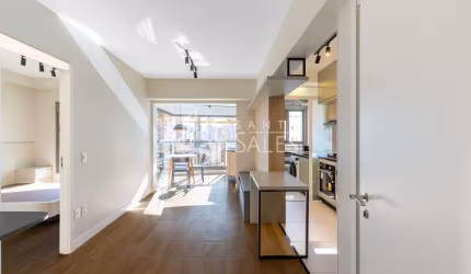 Apartamento para locação no Jardim das Acácias, São Paulo-SP: 1 quarto, 1 banheiro, 1 vaga de garagem e 50m² de área. Aproveite!