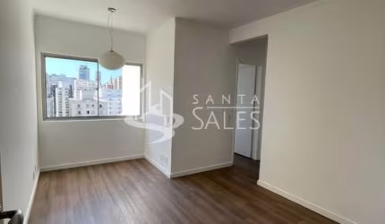 Apartamento Impecável à Venda em Indianópolis, São Paulo-SP: 2 Quartos, 1 Sala, 2 Banheiros, 1 Vaga de Garagem - 61,00m².
