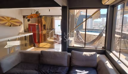 Imperdível cobertura duplex de 3 quartos no Parque Mandaqui, São Paulo-SP: 1 suíte, 1 sala, 3 banheiros, 3 vagas, 165m²!