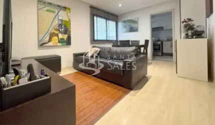 Apartamento à venda na Barra Funda, SP: 2 quartos, 1 sala, 1 banheiro, 1 vaga de garagem, 58 m².