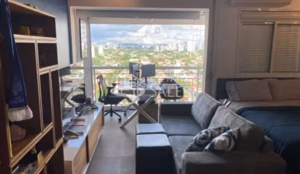 Apartamento à venda no Brooklin Paulista, SP: 1 quarto, 1 suíte, 1 sala, 1 banheiro, 1 vaga, 45m² - Imperdível!