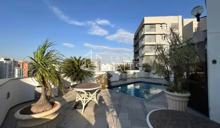 Cobertura de luxo em Moema: 3 quartos, 3 suítes, 7 salas, 6 banheiros, 7 vagas de garagem, 472m² de área. Confira!