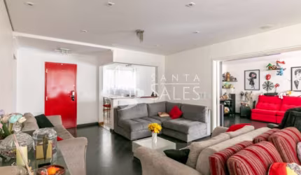 Imóvel à venda em São Paulo-SP: Apartamento de luxo em Higienópolis, 4 quartos, 1 suíte, 3 salas, 3 banheiros, 2 vagas, 228m².