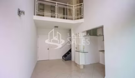 Apartamento à venda na Vila Nova Conceição - 1 quarto, 2 salas, 2 banheiros, 1 vaga de garagem - 43,00m²
