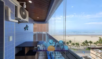 Apartamento para Venda em Praia Grande, Aviação, 2 dormitórios, 1 suíte, 2 banheiros, 1 vaga