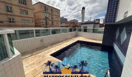 Apartamento para Venda em Praia Grande, Ocian, 2 dormitórios, 1 banheiro, 1 vaga