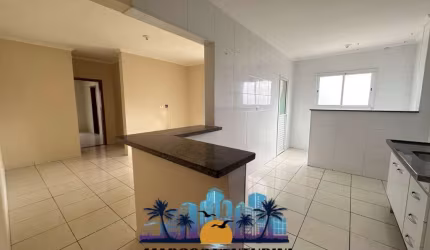 Apartamento para Locação em Praia Grande, Aviação, 2 dormitórios, 2 suítes, 3 banheiros, 1 vaga