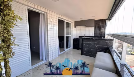 Apartamento para Venda em Praia Grande, Guilhermina, 2 dormitórios, 1 suíte, 2 banheiros, 1 vaga